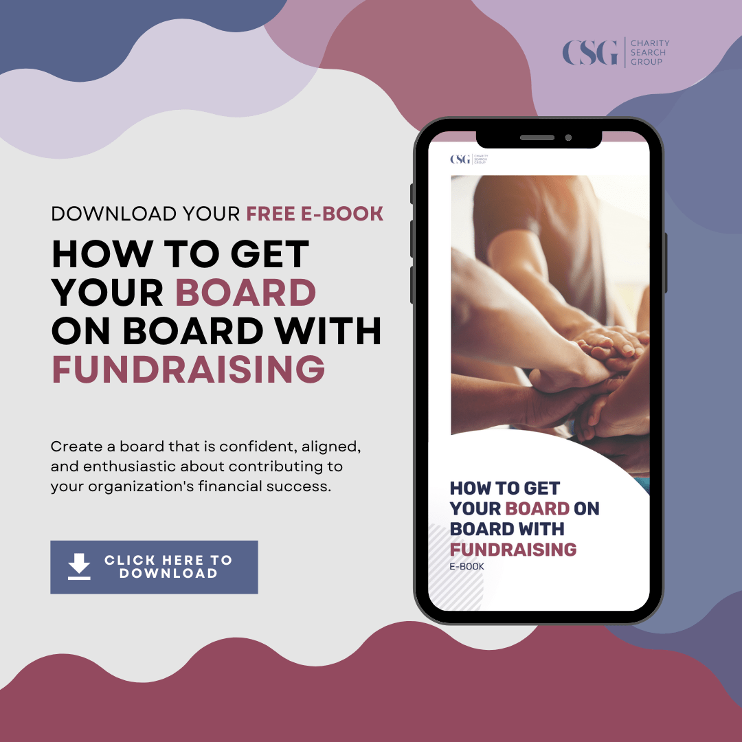 Board fundraising guide for nonprofits — sample cover page